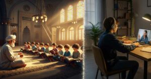 Comparison Between Traditional Learning and Online Quran Classes